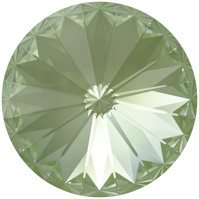 Риволи 1122 14 mm Crystal Paradise Green Lux
