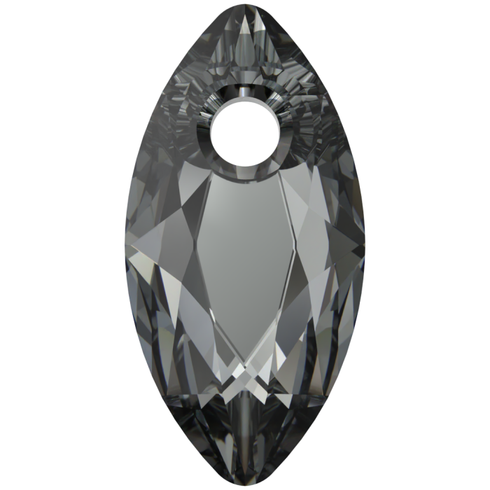 Кулоны 6437 9 mm Crystal Silver Night