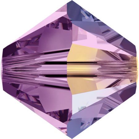 Бусины 5328 4 mm Light Amethyst AB