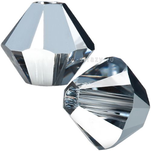 Бусины 5328 4 mm Crystal Light Chrome