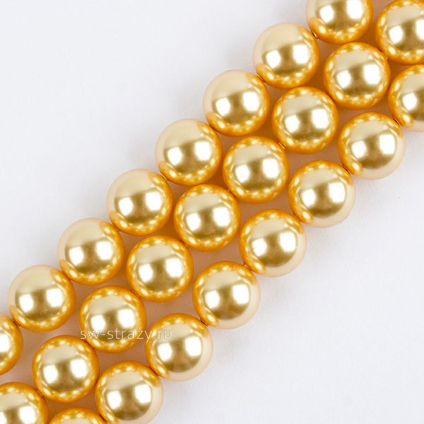 Жемчужины 5810 3 mm Crystal Gold Pearl