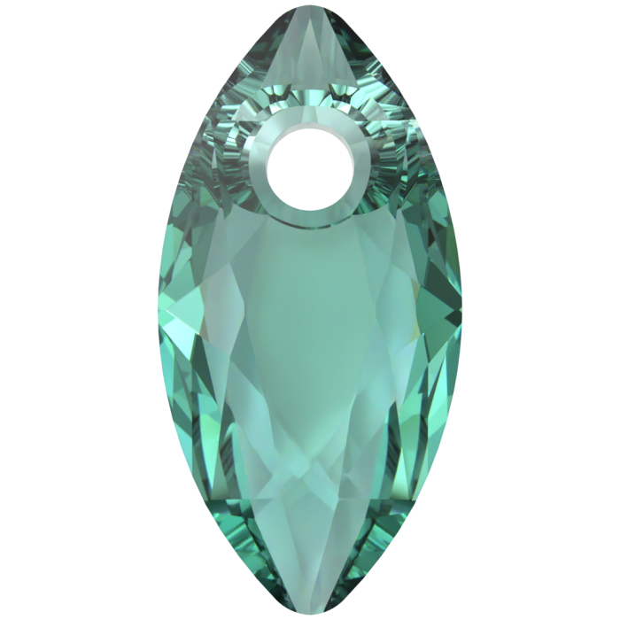 Кулоны 6437 11,5 mm ReCreated Caribbean Green