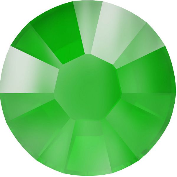 Стразы горячей фиксации 2038 ss 10 Crystal Electric Green HFT HF