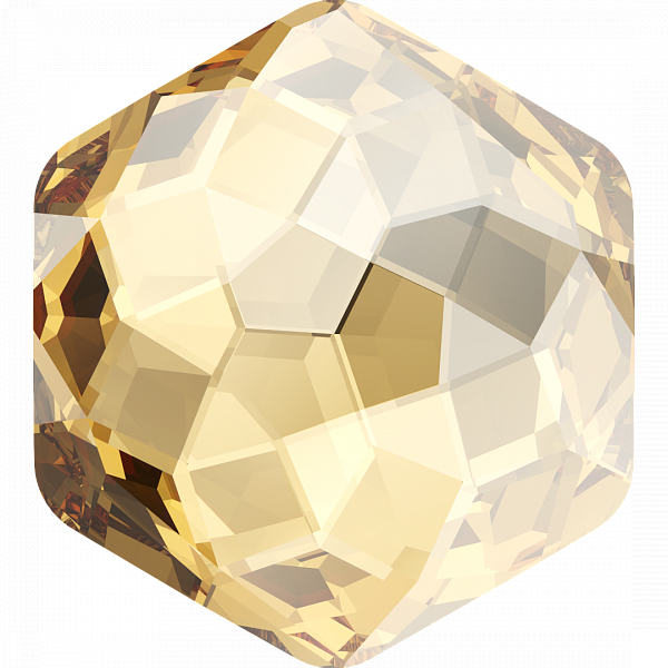 Кристаллы 4683 12x13,5 mm Crystal Golden Shadow